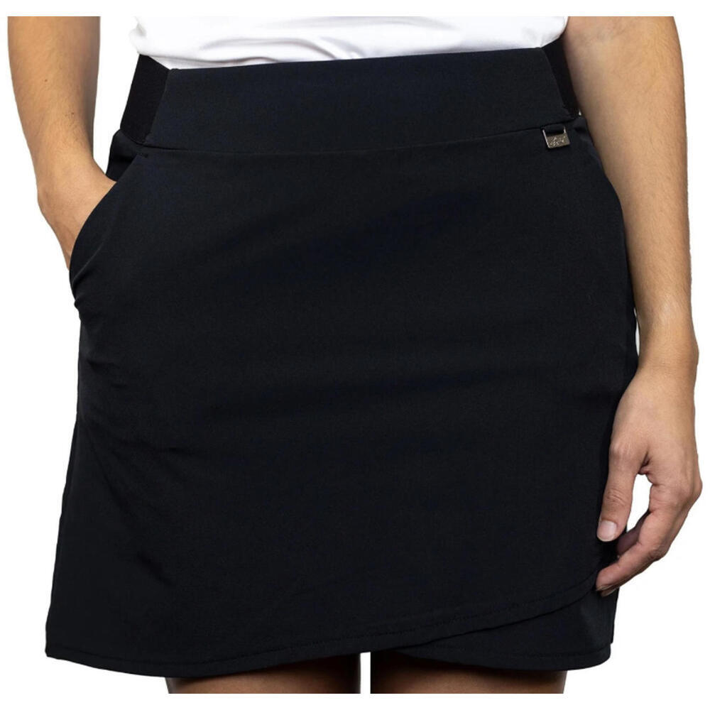GREG NORMAN black golf tennis athletic wear mini skirt sz XL